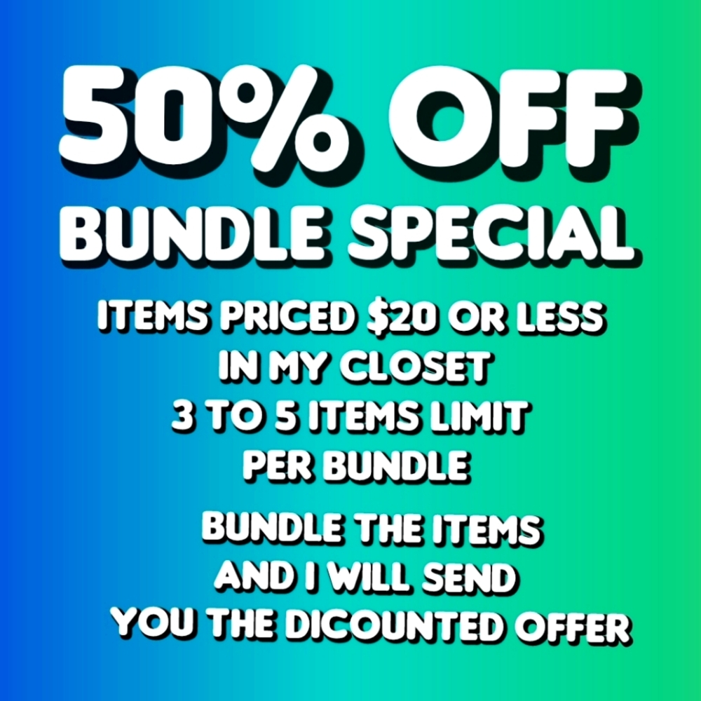 50% Off All $20 Or Less Items in My Closet